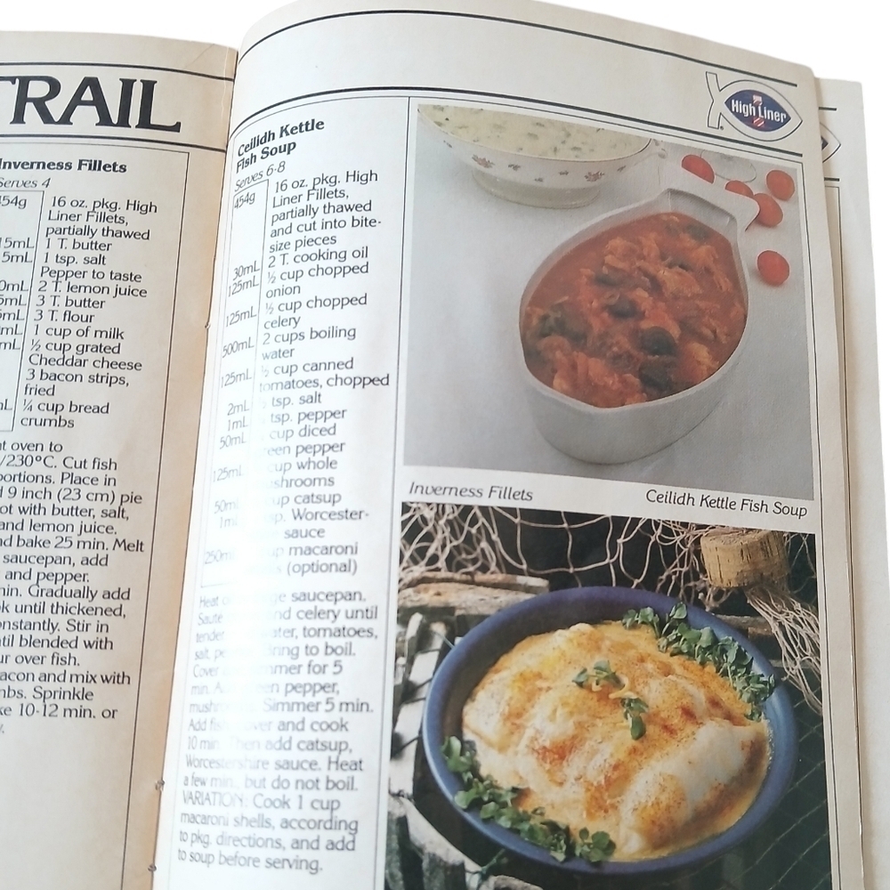 Nova Scotia High Liner Tourist Brochure on Favorite Fish Dishes Colorful 1975 - Picture 3 of 11